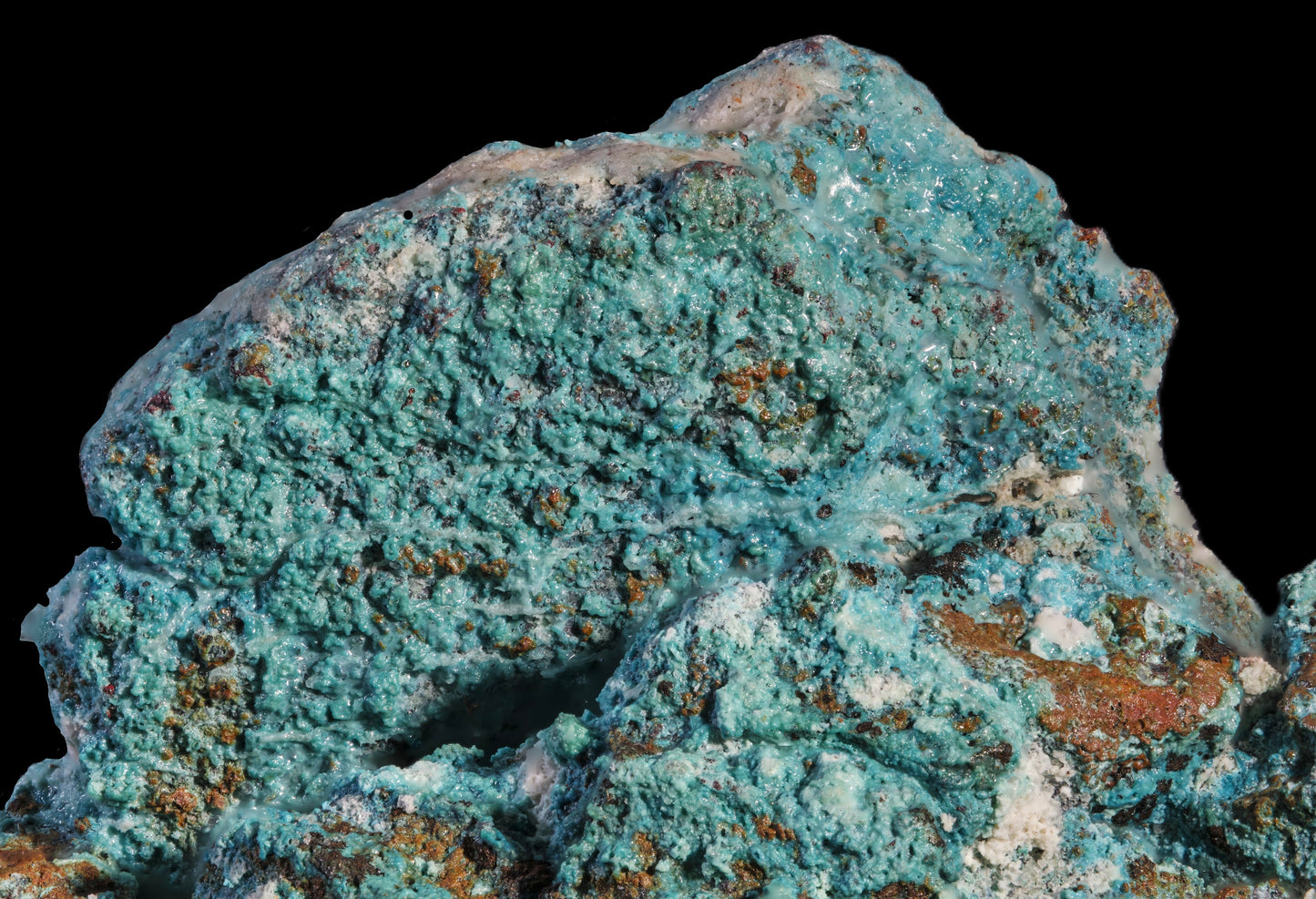 Copper Ps. After Aragonite with Chrysocolla
