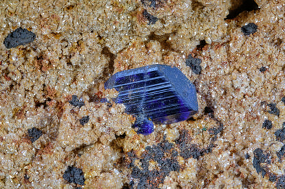 Azurite with Cerussite