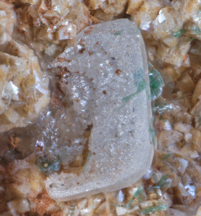 Azurite with Cerussite