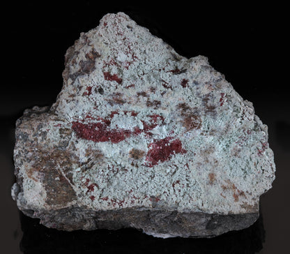 Cuprite (Var: Chalcotrichite) on Chrysocolla
