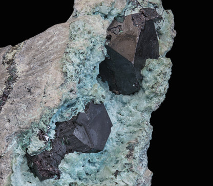 Cuprite on Chrysocolla