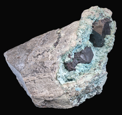 Cuprite on Chrysocolla