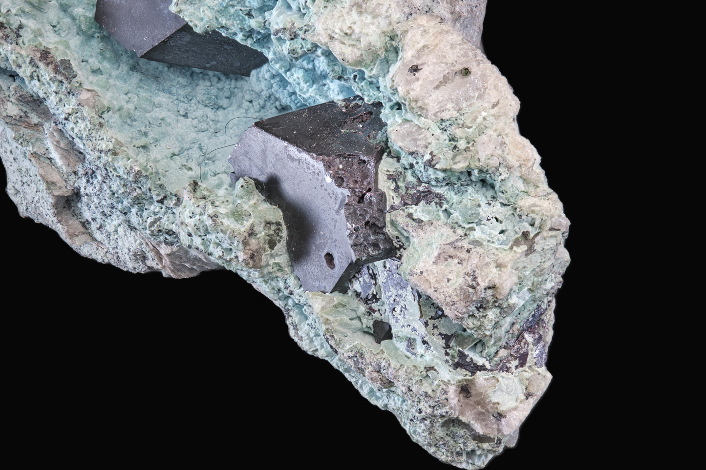 Cuprite on Chrysocolla