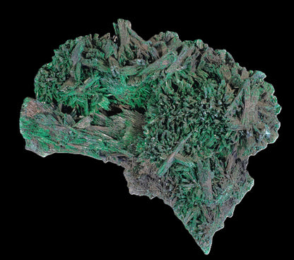 Chatoyant Malachite after Baryte