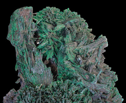 Chatoyant Malachite after Baryte