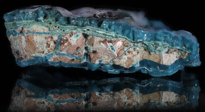 Cornetite with Chrysocolla and Malachite
