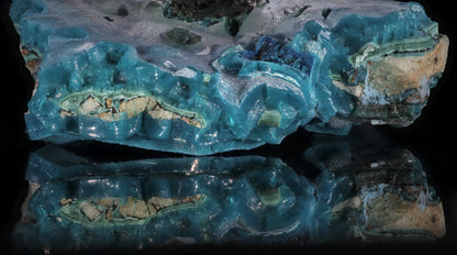 Cornetite with Chrysocolla and Malachite