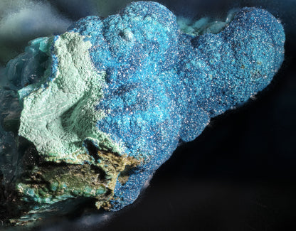 Cornetite with Chrysocolla, Pseudomalachite and Heterogenite