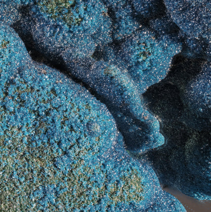 Cornetite with Chrysocolla, Pseudomalachite and Heterogenite