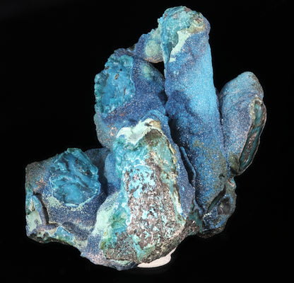 Cornetite with Chrysocolla, Pseudomalachite and Heterogenite