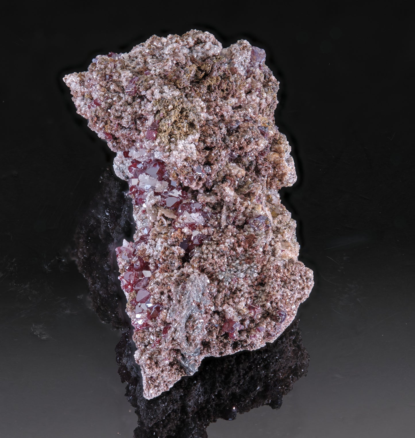 Cuprite with Wulfenite