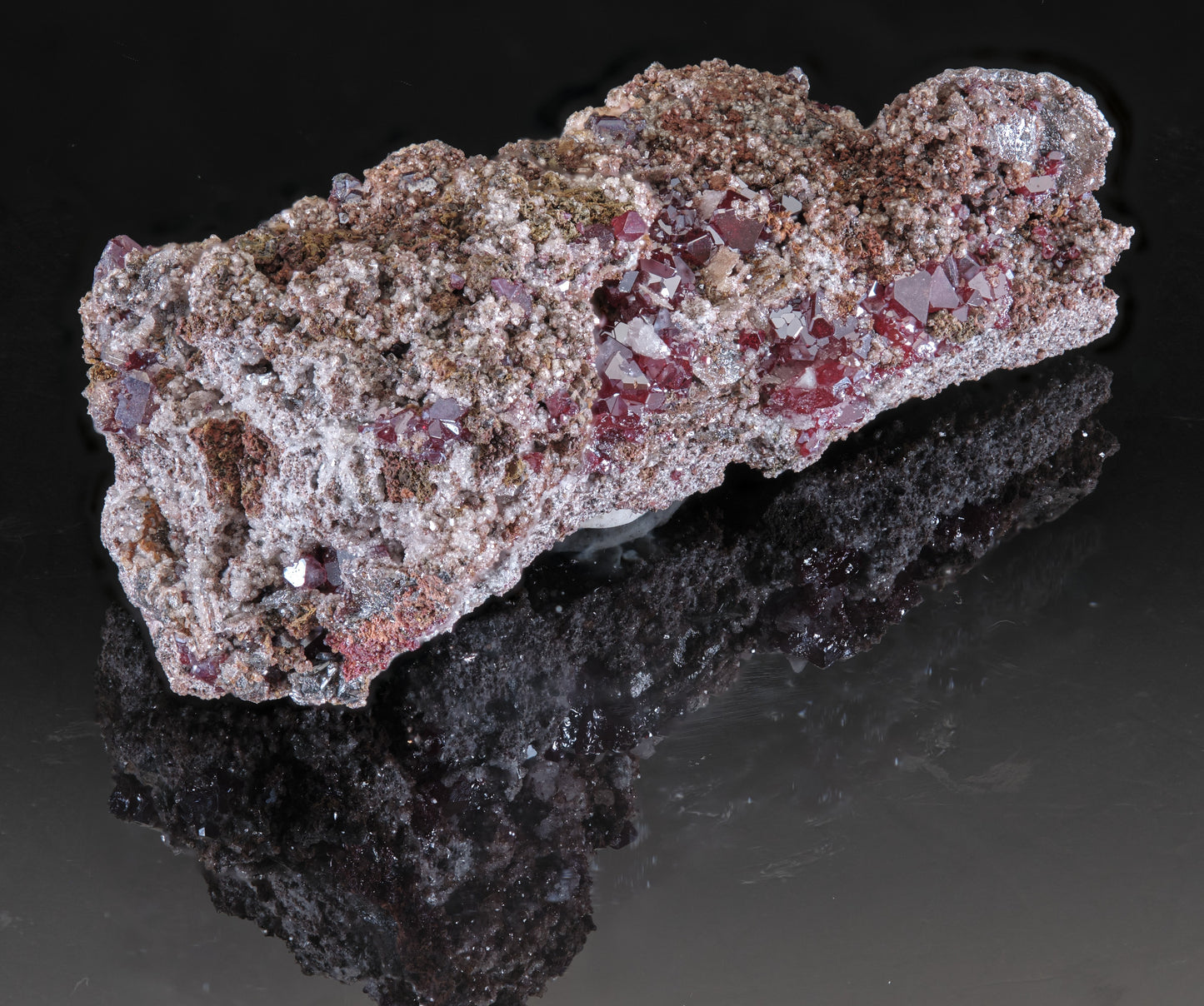 Cuprite with Wulfenite