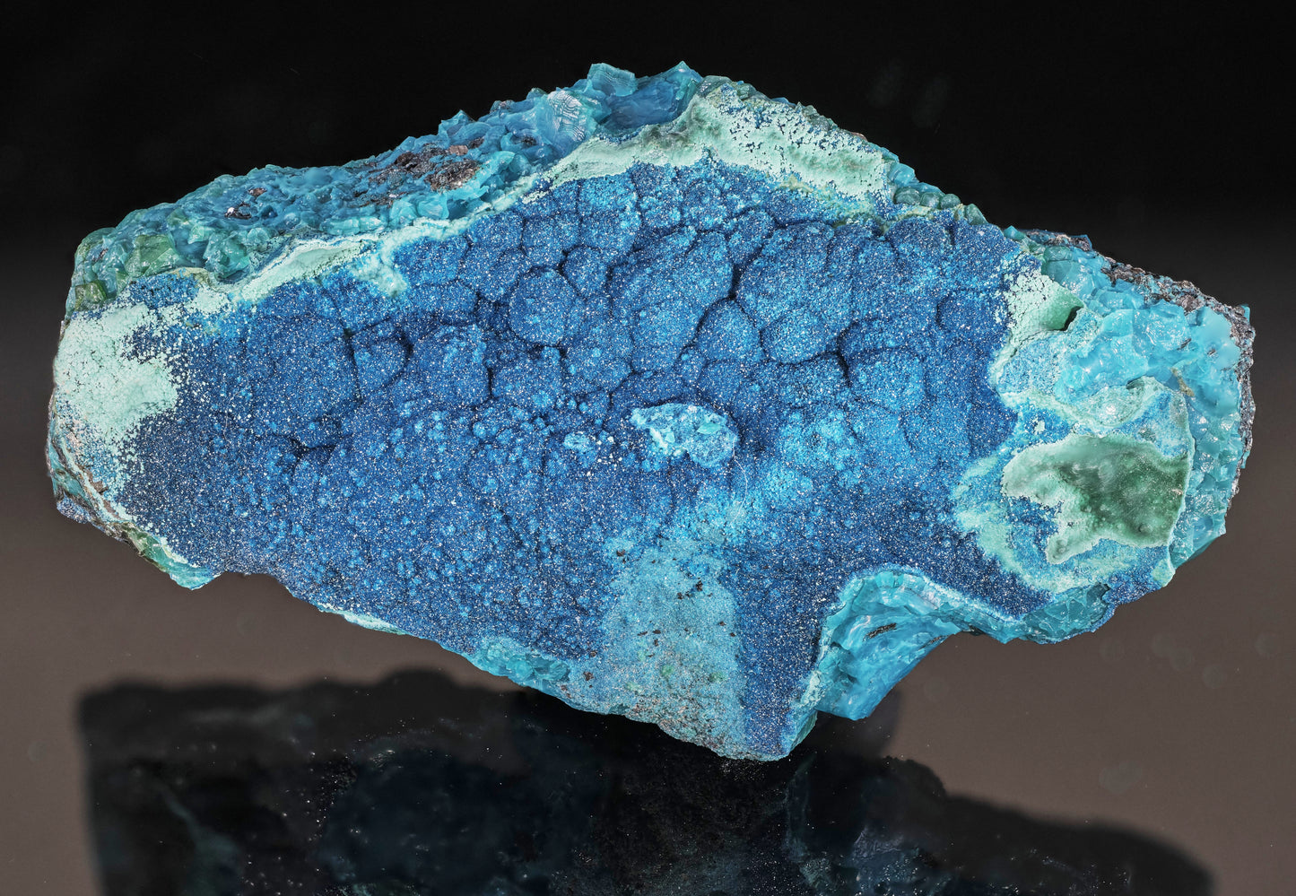 Cornetite with Gel Chrysocolla and Malachite