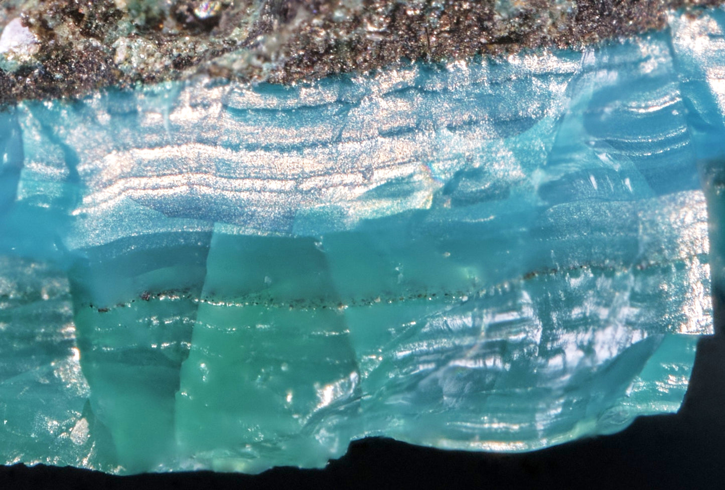 Cornetite with Gel Chrysocolla and Malachite