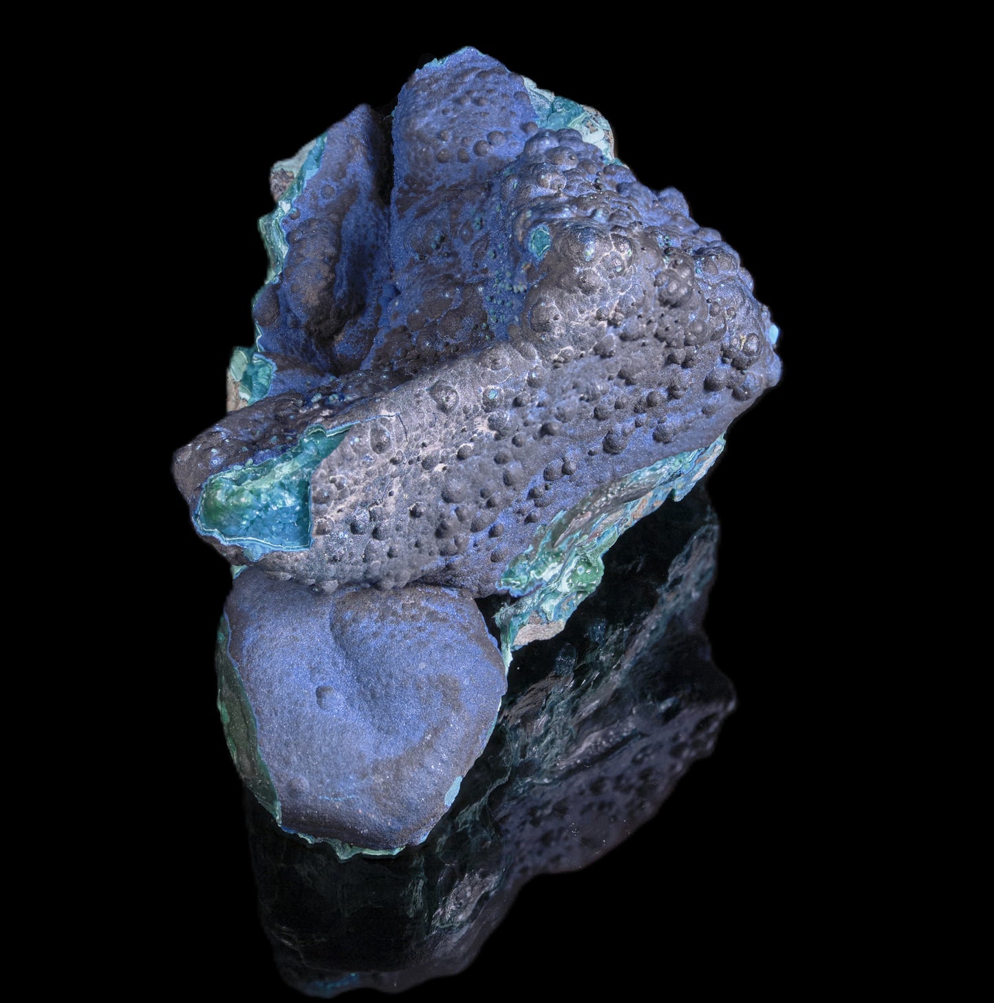 Cornetite with Gel Chrysocolla and Malachite
