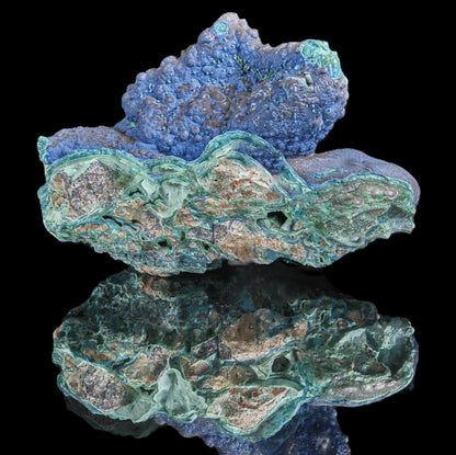 Cornetite with Gel Chrysocolla and Malachite