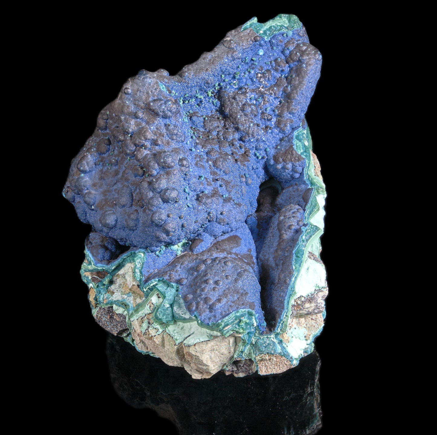 Cornetite with Gel Chrysocolla and Malachite