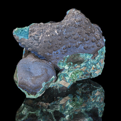 Cornetite with Gel Chrysocolla and Malachite