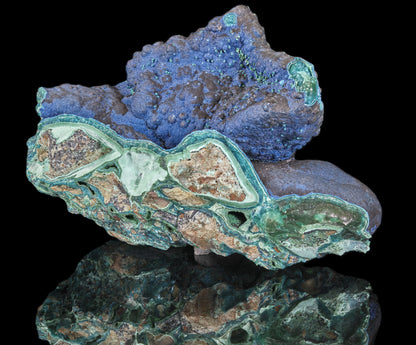 Cornetite with Gel Chrysocolla and Malachite