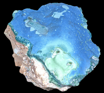 Cornetite with Gel Chrysocolla and Malachite