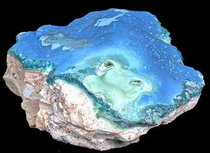 Cornetite with Gel Chrysocolla and Malachite