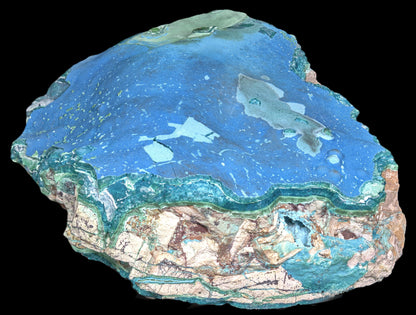 Cornetite with Gel Chrysocolla and Malachite