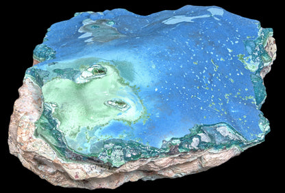 Cornetite with Gel Chrysocolla and Malachite