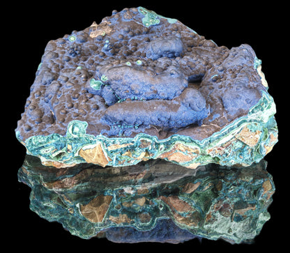 Cornetite with Gel Chrysocolla and Malachite