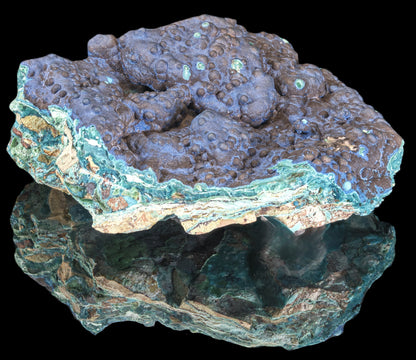 Cornetite with Gel Chrysocolla and Malachite