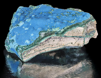 Cornetite with Gel Chrysocolla and Malachite