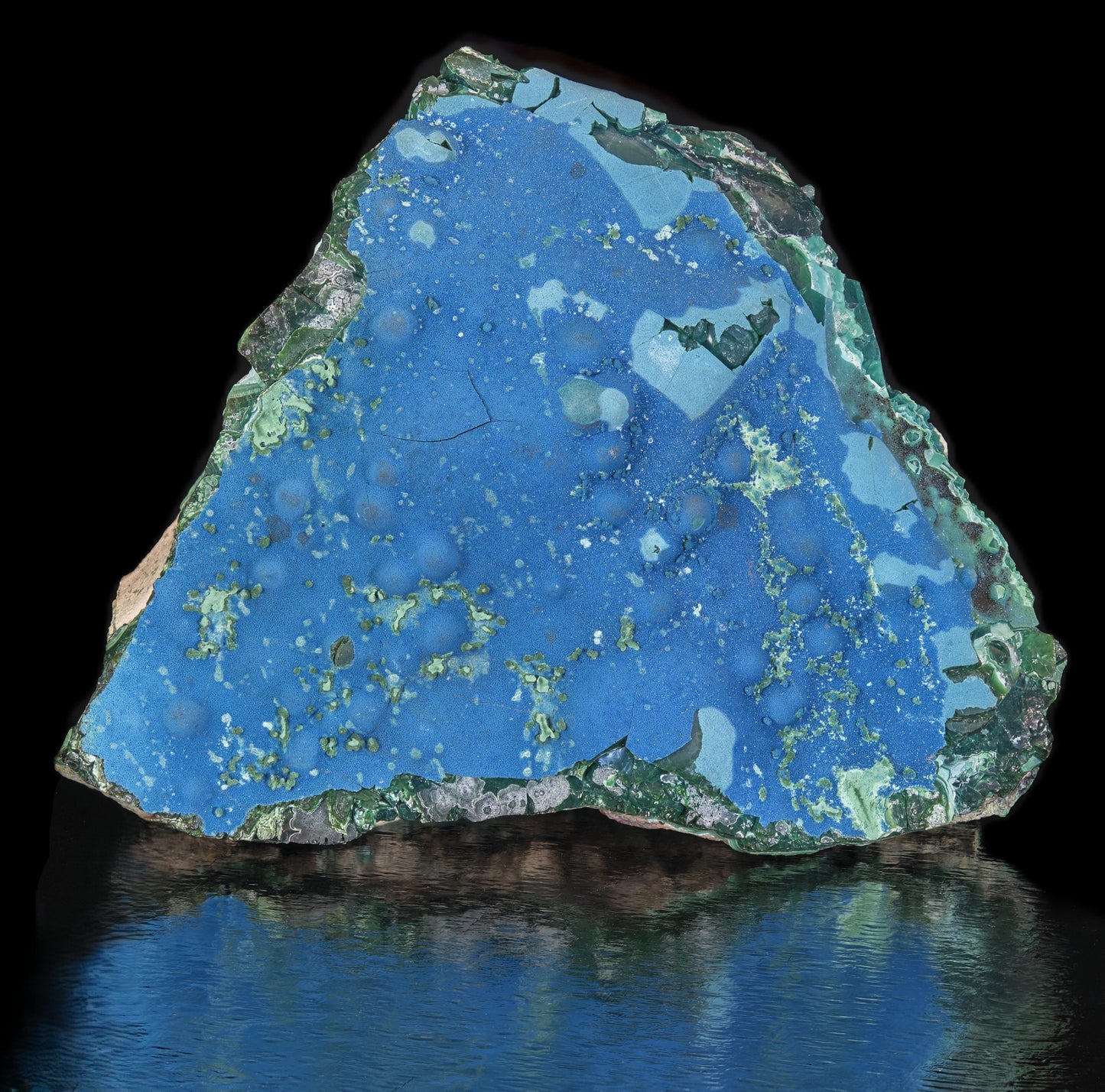 Cornetite with Gel Chrysocolla and Malachite