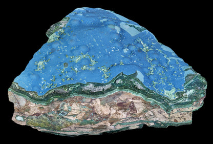 Cornetite with Gel Chrysocolla and Malachite