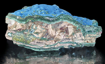 Cornetite with Gel Chrysocolla and Malachite