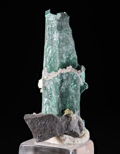 Malachite Ps. after Azurite with Duftite