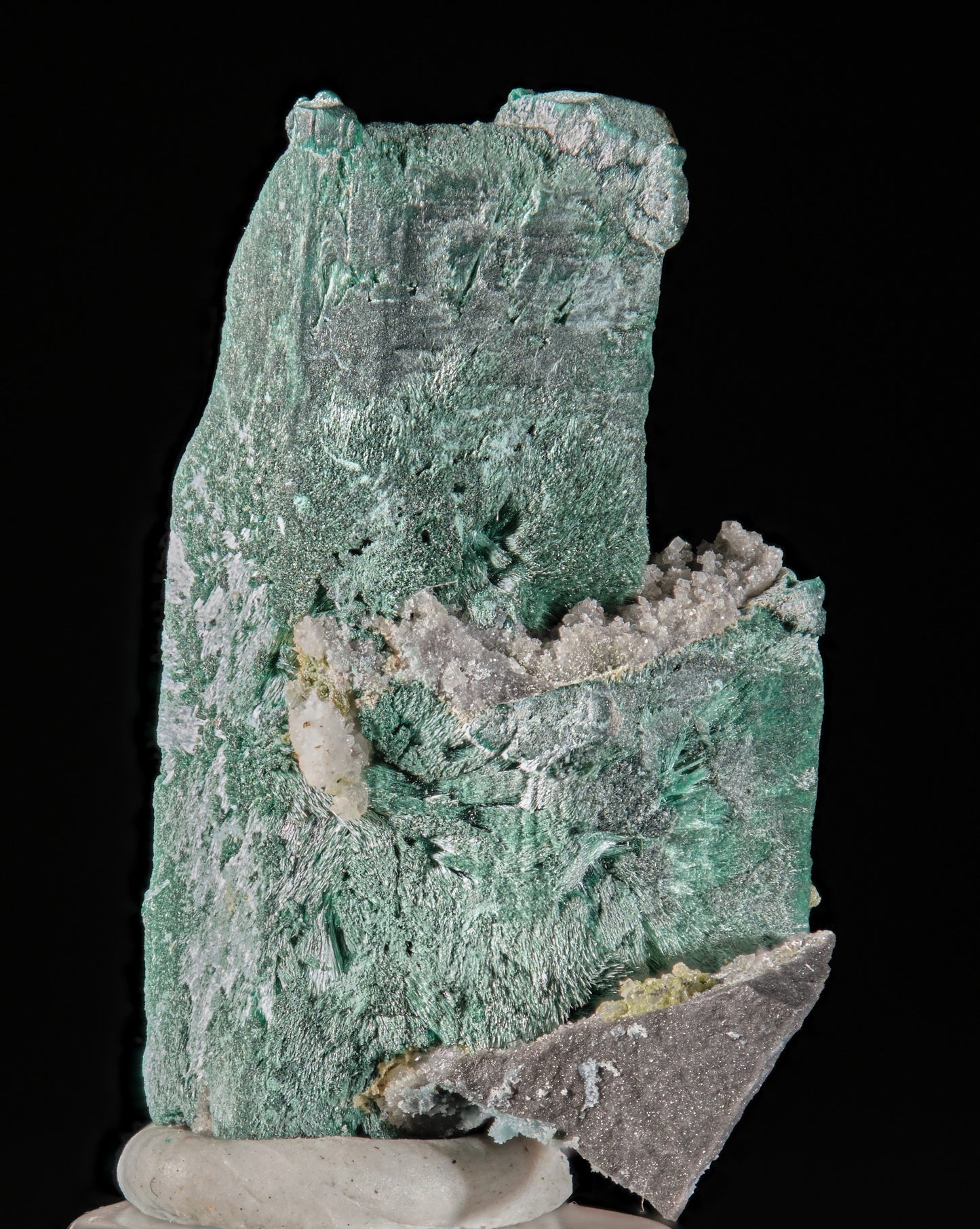 Malachite Ps. after Azurite with Duftite