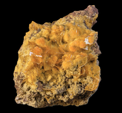 Mimetite on Wulfenite