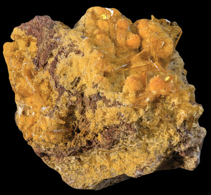 Mimetite on Wulfenite