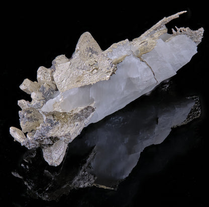 Silver with Calcite