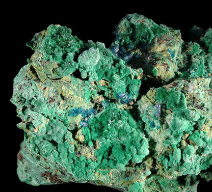 Spangolite with Malachite