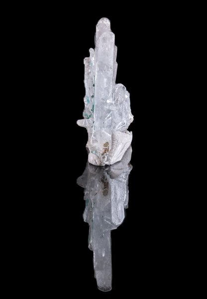 Baryte with Malachite