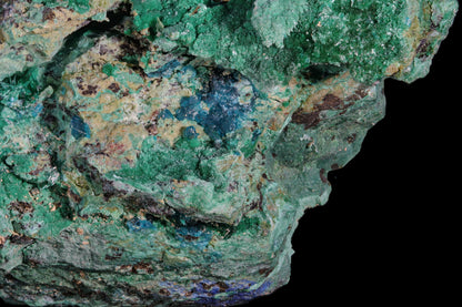 Spangolite with Malachite