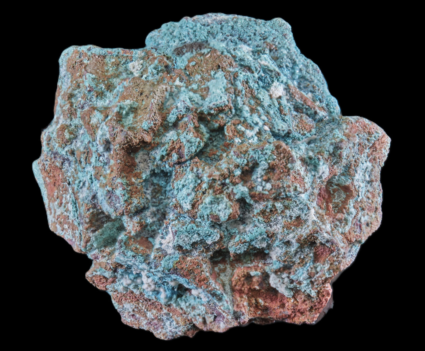 Copper Ps. After Aragonite with Chrysocolla