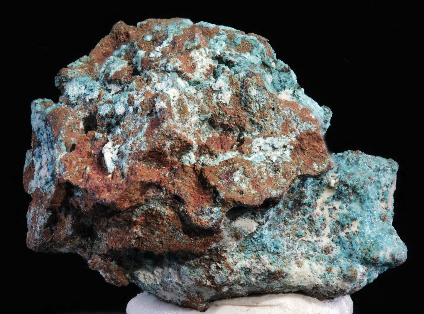 Copper Ps. After Aragonite with Chrysocolla