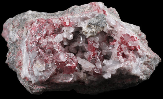 Cinnabar with Quartz