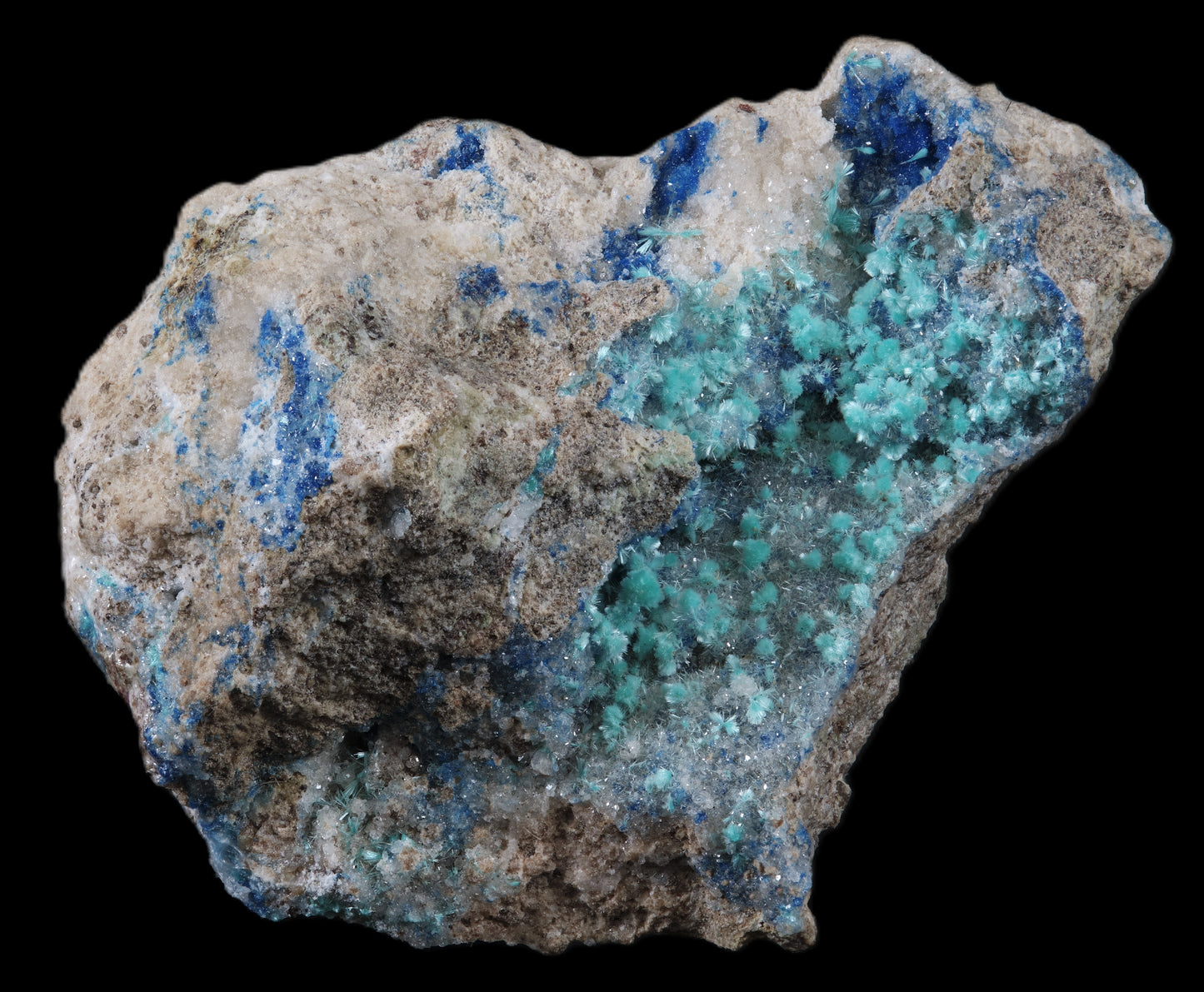 Dioptase with Kinoite and Apophyllite