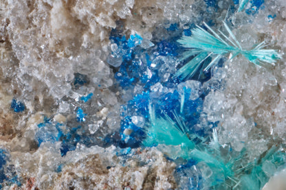 Dioptase with Kinoite and Apophyllite