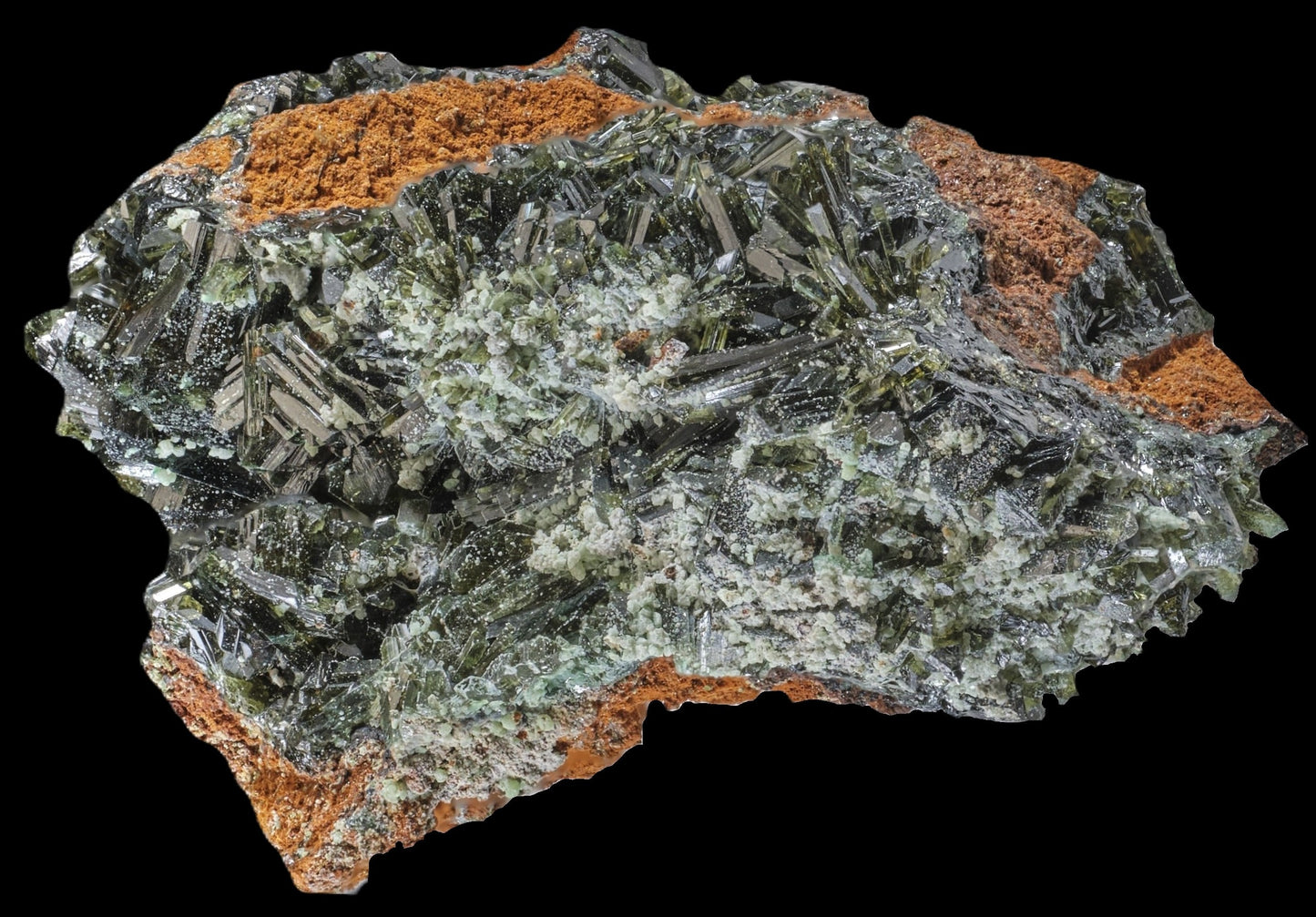 Olivenite with Malachite