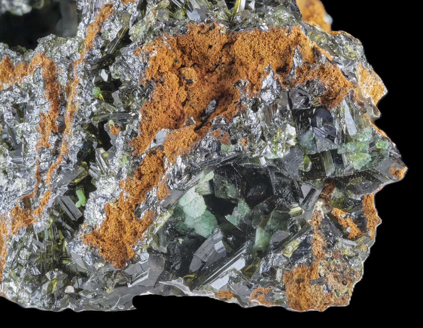 Olivenite with Malachite