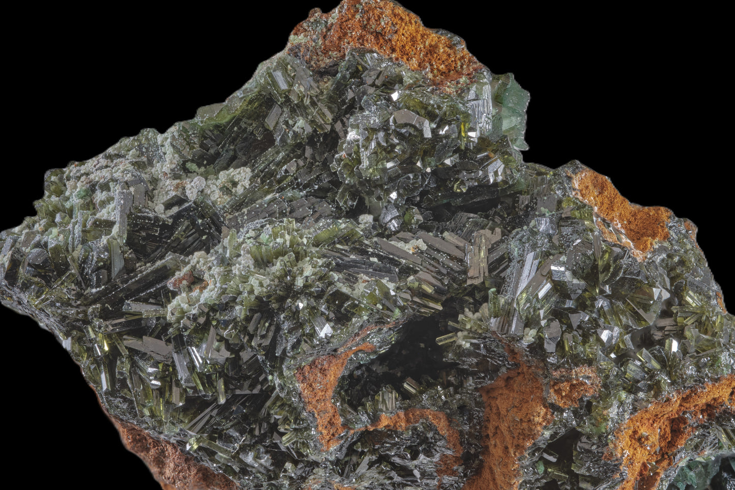 Olivenite with Malachite