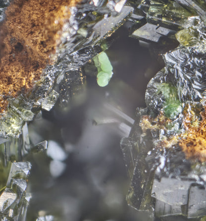 Olivenite with Malachite